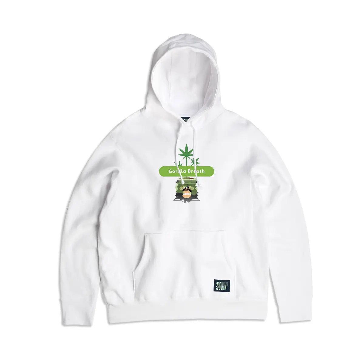 ganja-glam-gorilla-breath-white-classic-hoodie-0