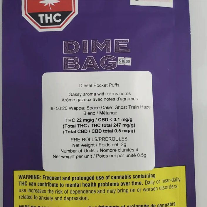 ganja-glam-porduct-reviews-diesel-pocket-puffs-dime-bag-0