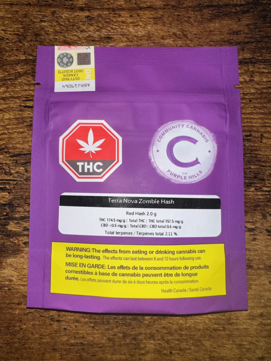 ganja-glam-product-review-community-cannabis-terra-nova-zombie-hash-0