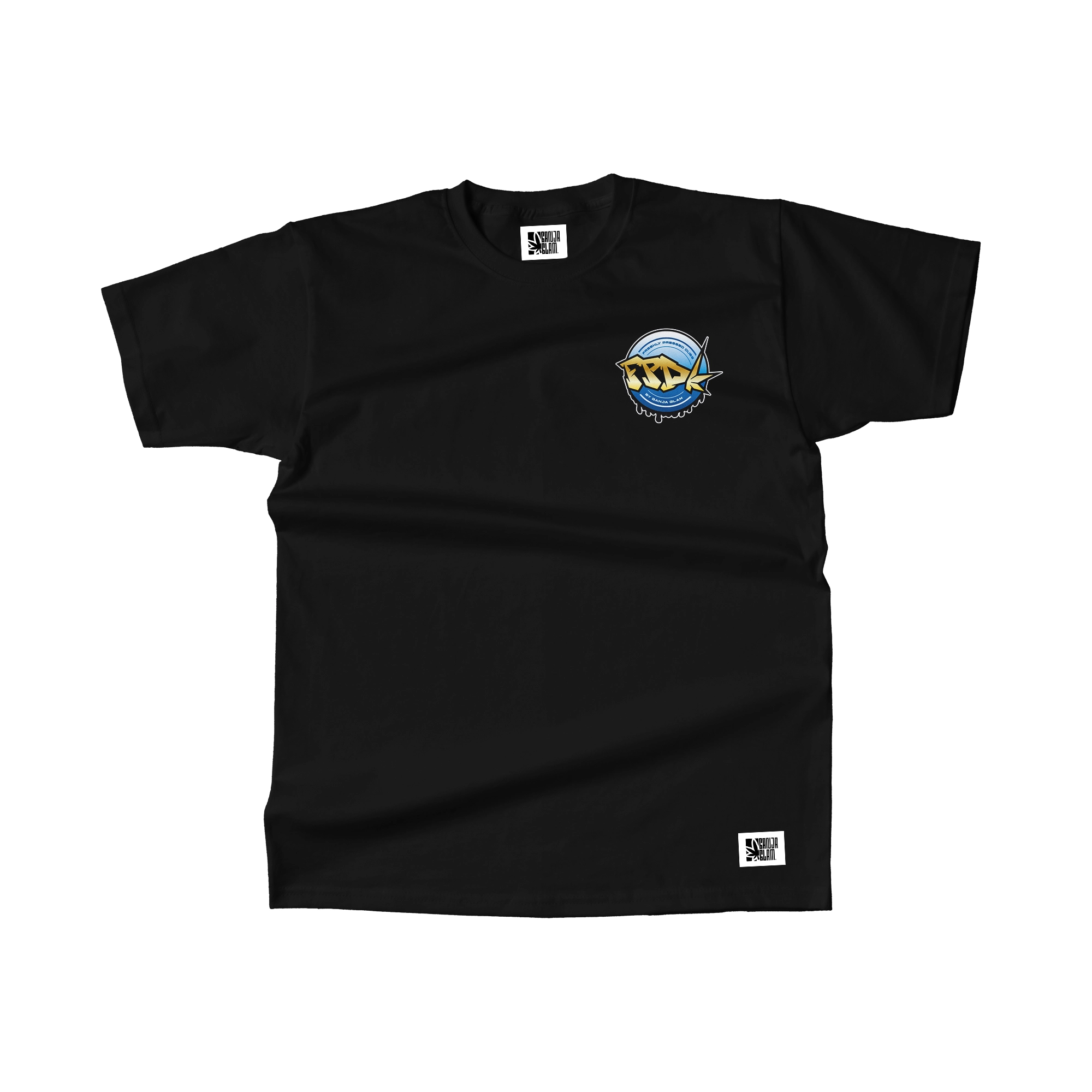ganja-glam-freshly-pressed-dubs-black-heavy-duty-t-shirt-front
